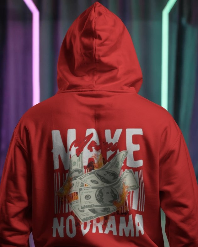 Make Money, No Drama – Graphic Hoodie