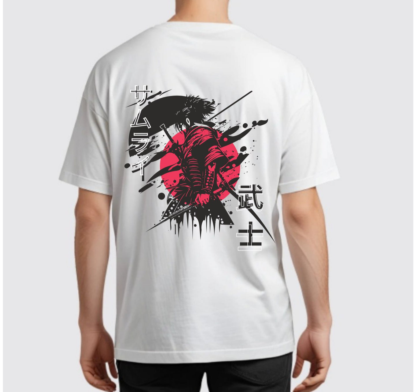 Naruto Samurai Warrior Graphic - Unisex Oversized Standard T-Shirt