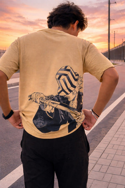 Urahara Oversized T-Shirt – Premium 240 GSM Cotton | Anime Streetwear | Limited Drop