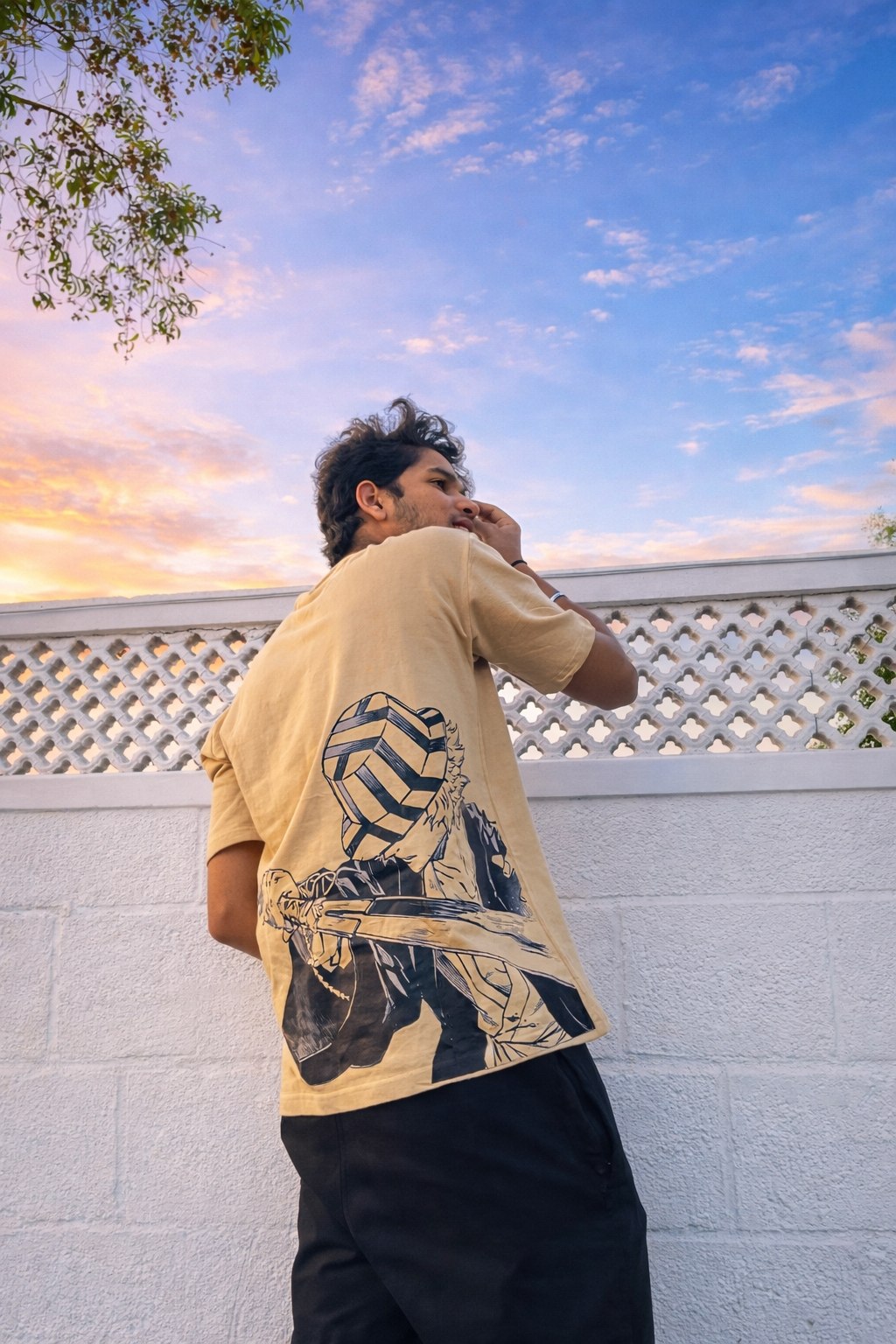 Urahara Oversized T-Shirt – Premium 240 GSM Cotton | Anime Streetwear | Limited Drop