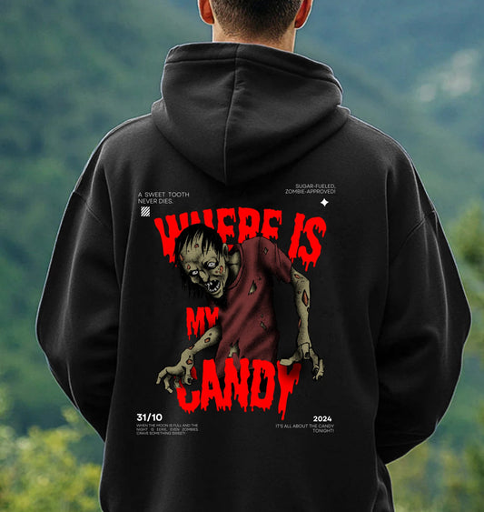 Where Is My Candy? - Horror Graphic T-Shirt : Unisex Hoodie